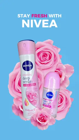 Infused with natural ingredients, NIVEA Hokkaido Rose Deodorant cares for your underarms while effectively combating sweat and odor. #tiktokmakemebuyit #racuntiktok #goodthing #lifehacks #fyp #racunintiktok #tiktoklive #tiktokshop #tiktokshopmalaysia #giftday #samasamatiktokshop #nivea #skincare 