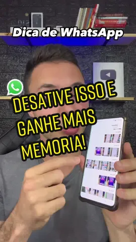 Como desativar o salvamento automatico de fotos e videos no whatsapp #whatsapp #dicasdewhatsapp #dicasandroid #dicasdecelular 