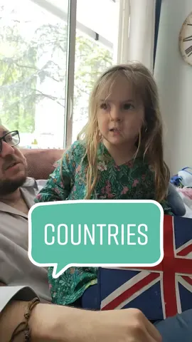 Charlotte was showing her Daddy the flags she made this morning 🇫🇷🏴󠁧󠁢󠁳󠁣󠁴󠁿🇬🇧 #LifeOfAPreschooler #RaisingBilingual #ChaChasGotThis #MumLife #OPOL 