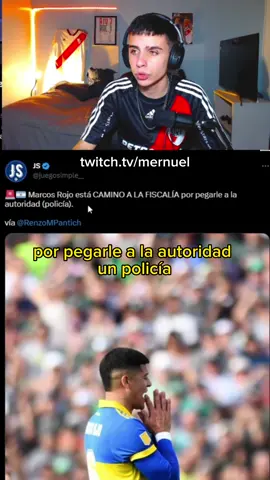 Marcos Rojo camino a la fiscalia jajajaj #riverplate #bocajuniors #davooxeneize #benitosdr #twitchargentina #riverboca #marcosrojo #superclasico 