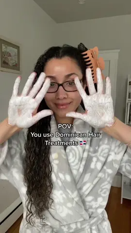 Dominican hair treatments are life changing 🇩🇴❤️ #dominicanhairtreatment #dominicanhairproducts #dominicanhaircare #dominicanhair #dominicancurls #curlyhaircare #curlyhaircareproducts #curlyhaircareroutine #damagedhairrepair #damagedhairtreatment #damagedhairtohealthyhair   