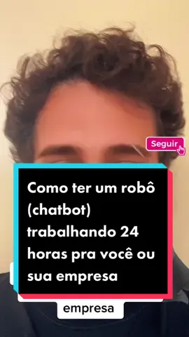 #chatbot #chatbots #chatmarketing #business #vendas #vendasonline #negociosonline #marketingdigital 