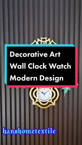 Decorative Art Wall Clock Watch Modern Design  #frypg #frypgシ #foryourpage #budolfinds #tiktokspotted #budolitems 