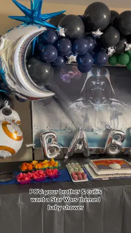 Okay, im on it 🫡 #starwars #babyshower #darthvader #lasvegas #stormtrooper #maythe4thbewithyou 