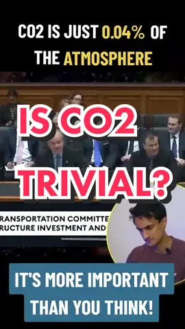 CO2 is just 0.04% of the atmosphere, here's why it's still important. #climatechange #Science #sciencetok #carbondioxide #CO2 #emissions #globalwarming #climatescience #greenhousegas #scienceexplained #knowledgeispower #climatecrisis #saveourplanet #atmosphere 
