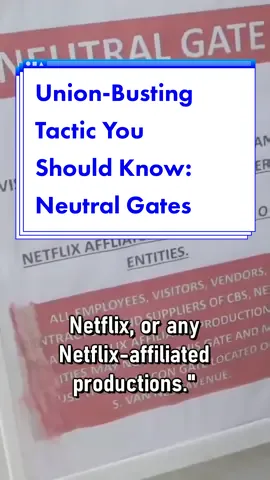 What's a neutral gate, and how is it used to stop picketing? Video taken live from the picket line with Hasan Piker and Caroline Kwan #WGAStrong 