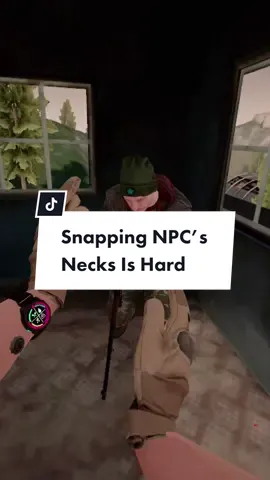 The dude definitely had his head covered in vaseline or something 😂 #time4vr #oculus #quest #quest2 #vr #gaming #ghostsoftabor #ghostsoftaborvr #ghostsoftaborgameplay 