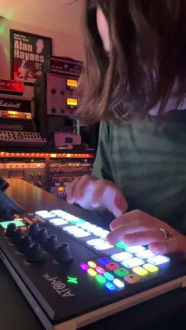 @TBSHAKEDOWN explores an idea from scratch using ATOM SQ and a @Fender Stratocaster. #recording #studio 