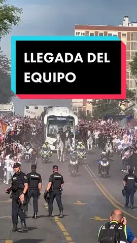 🚌 Llegada del Real Madrid #Q #compartiresvivir #realmadrid #rmlive #championsleague #santiagobernabeu #TikTokDeportes #tiktokfootballacademy #tiktokacademy #deportesentiktok 