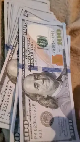 nice stack of hundred dollar bills 👌 #tiktok #money #ShowOffLandOFrost #ChewTheVibes #mindordering 