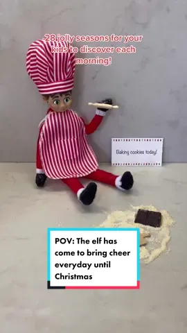 The countdown to Christmas begins! 🎉  *This Elf Kit is from last year. The 2023 Elf Kit features all new scenes. #elf #christmas #christmasactivities #christmascountdown #christmastiktok 