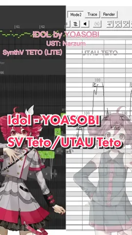 both voicebanks are great, I love Teto so much . . . UST by Narzum (YT)  #fyp #foryou #foryoupage #utau #synthv #synthesizerv #teto #kasane #kasaneteto #yoasobi #oshinoko 