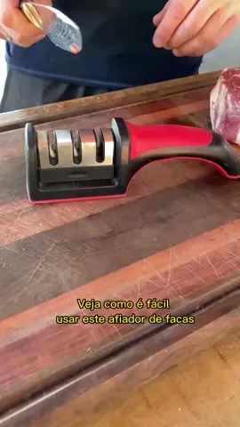 Facil e pratico #faca #amolador #cozinha 