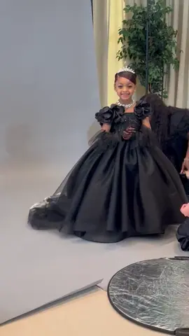 Cardi B Daughter Kulture on a photoshoot  