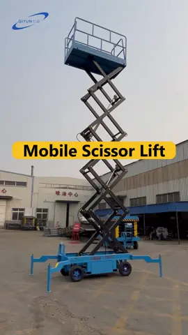 Our scissor lift provides the versatility and mobility you need for any job. #scissorlift  #mobilescissorlift  #liftmanufacturer