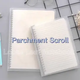 Parchment Scroll Loose Leaf Refill Pages For Binder A5/B5 (20/26holes)##looseleaf##refillpaper##student#school##college