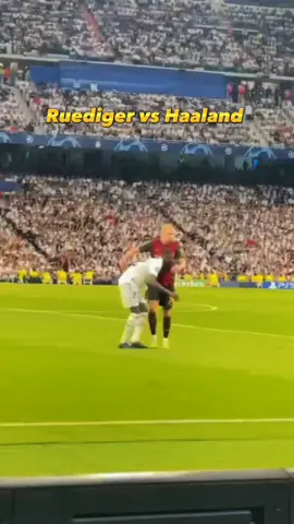 ruediger vs Haaland 🐐😂 #CapCut  ruediger is the 🐐 #😂😂😂 #funny #funnyvideos #foryourpage