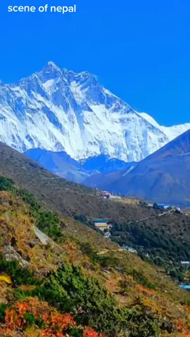 panoramic view of mt everest,ama dablam,lhotse and nuptse from Pangboche,solukhumbu🇳🇵 #pangboche #mountains  #sagarmathanationalpark #mteverest #solukhumbu 