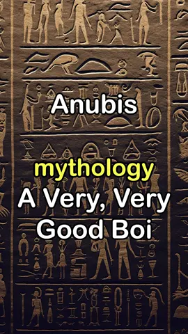 Anubis: The Goodest Boi of Egyptian Mythology 🐾 #Anubis  #EgyptianMythology  #GoodBoi  #fyp