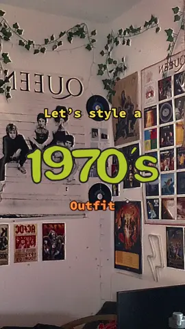 Tried a 70s outfit for today!!💛 Should I make more 70s and 80s inspired styling videos? #fy#fyp#foryou#iwanttobreakfree#70s#1970s#70sfashion#70srock#queen#queenband#rockstar#vintage#bellbottoms#vintagevibes#viral 