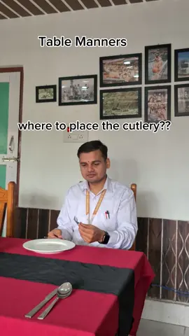 #cutleryset #foodandbeverageservice #aadarshaschoolofmanagement💗 #foodandbeverageserviceinstructor #foodandbeverageservicepractical #f&b #foryoupage #foryou #fyp 