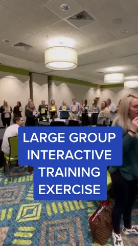 Growth and learning comes from interacting with your peers. This was a fun one. #grouptraining #trainingexercise #professionaldevelopment #engagement #interactivesession 