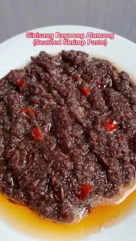 Ginisang Bagoong Alamang Sauteed Shrimp Paste 😋 #recipes #Recipe #easy #EasyRecipe #EasyRecipes #pinoyfood #pinoy #filipino #filipinofood #ginisangbagoong #shrimppaste #tiktok 