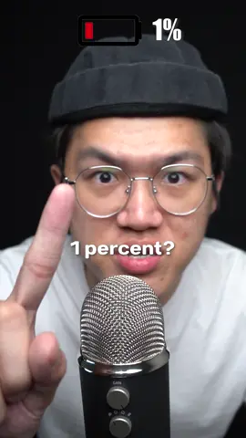you wan some asmr ? with just 1%?? #asmr