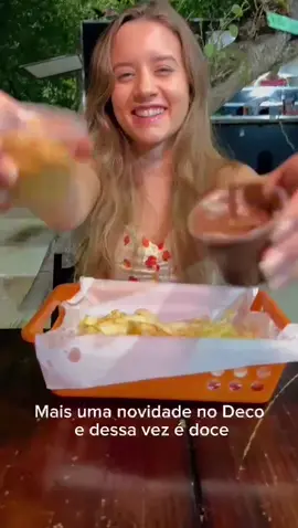 🚨Mais uma novidade no Deco  E dessa vez são nossas tirinhas na versão doce: com açúcar e canela e você ainda pode escolher Nutella ou doce de leite. 🤤 📲Marca quem vai te acompanhar pra provar essa novidade! #pasteldodeco #ondecomernorio #pastelrecheado #valqueire 