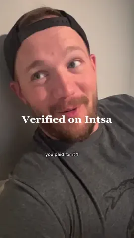 Dan is NOT impressed!! 😂😂 #verified #instagram #husbandreacts #husbandreaction #reaction #couplecontent 