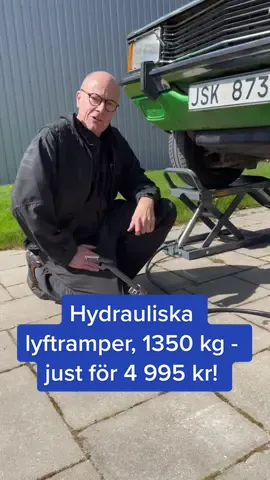 Hydrauliska lyftramper, 1350 kg - just på kampanj för 4995 kr (spara 2993 kr)!   #hejjagheterlars #verktygsboden #pelatools #fordgranada 