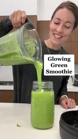 Episode 12 | Life changing Wellness Habits. Glowing Green Smoothie.  Send it to your healthy bestie & Tag me when ya make it!  Recipe **Solo Serving 1 handfuls of spinach 1 handful of romaine 1/4 cucumber 1 celery stalk 1/2 apple, cored 1/2  pear, cored 1/2 banana, peeled Juice of half a lemon 2 scoops of collagen protein 1 tablespoons hemp seeds 1/2 inch chunk of fresh ginger, peeled 1 cups ice 1 Tablespoon of Almond butter  1 cups water or unsweetened nut milk  Let’s start the day by giving your guts, your skin and your body some love. ✨ #smoothie #smoothiebowl #smoothierecipes #greensmoothies #greensmoothie #wellnesscoach #wellnessjourney #lifestylehabits #nutrition #nutritionist #nutritiontips #nutritioncoach #nutritionfacts #breakfastrecipes #smoothiedetox