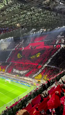 San Siro before the Milan Derby in the Champions League #sansiro #acmilan #inter #championsleague #derbydellamadonnina 