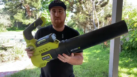 The ultimate leaf blower is no joke! Check it out. #ryobi #review 