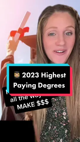 2023 Highest Paying UNDERGRAD degrees right out of college! #collegemajor #money  