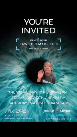 brands do cool sh*t pt. 4 #greenscreen #brands #nycfree #thingstodonyc #nycthingstodo #nycevents #sawthismadethis #bombaysapphire 