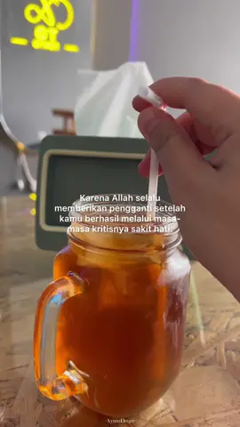 Allah tahu yang terbaik untukmu. Jika bukan dia, pasti Allah siapkan manusia baik lain untuk melengkapi kekuranganmu 🤍 #fyp #fypシ #ayumdaigo #flks #cafevlog #videoaestheticcafe #storydicafe 