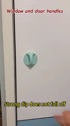 #handle #doorhandle #hook #homegoods Self-adhesive Door Handles Round Plastic Knobs Multi-purpose Wardrobe Pulls Glass Window Refrigerator