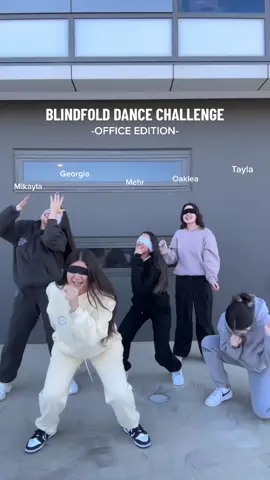 When your pay raise is based on your performance 🕺🪩  Who wants to see our warehouse crew attempt this next? 🙊  #blindfolddancechallenge #dancechallenge #blindfoldchallenge #workfun #dayatwork #danceoff  Work fun Blindfold dance challenge Dance challenge  Day at work  Dancing at work 