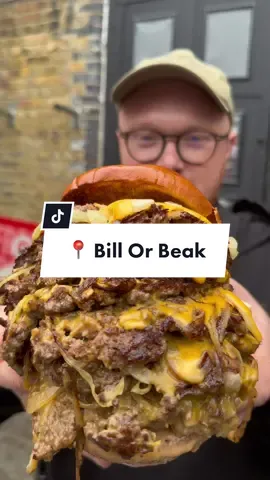 LETS TALK ABOUT…. London’s Biggest Burger 🍔 #burger 🤩 FOLLOW FOR FOODIE FUN ❤️  This 10 patty smash burger is not for the faint hearted and you would need to eat salad for a year before attempting to smash this 👺.  The beef is all grass fed, dry aged and halal. It literally melts in your mouth! 😋 This is obviously for those who love a food challenge so for a normal person you can grab a double and not need to be carried in a wheel barrow to the nearest tube station! 📍 @billorbeak  🗺️ @camdenmarketldn  🌟 If you can’t take a date, take a mate! TAG TAG TAG x  #burgers #camden #camdenmarketldn #camdentown #burgerporn #burgerlover #burgertime #burgerking #londonfood #food #Foodie  #foodblogger 