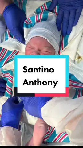 Santino Anthony words can’t describe how perfect you are and how much your dad and I love you. You are our greatest blessing! 💙👶🏼 #pregnanttiktok #firsttimemom #maymamas #babyboy #maybaby2023 #ivfbaby #laboranddelivery #overduebaby #firsttimeparents #ourboy #greatestloveofall 