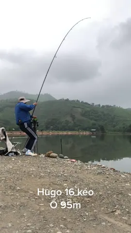 Chạm hugo 16 kéo tại hồ đồng ranh . Ae thấy e giật thế nào 😁😁😁#fishing #hoicaulucmienbac #caucagiaitri 