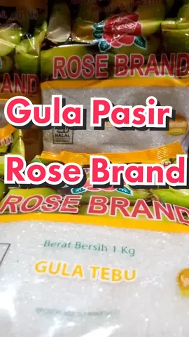 Gula Pasir Kemasan Rose Brand 1 kg #gulapasir #gulaputih #kemasan #gulakemasan #rosebrand #affiliate #murah #promo #racuntiktok 