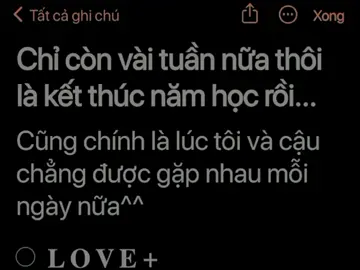 Chỉ còn vài tuần nữa thôi là kết thúc năm học rồi...Cũng chính là lúc tôi và cậu chẳng được gặp nhau mỗi ngày nữa #ghichucualove #huutoan_0801 #loveyou_0801 
