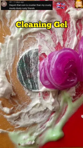 The level of mold on this coin is unreal #cleaningdirtycoins #satisfying #asmr #restoration #viral #fyp 