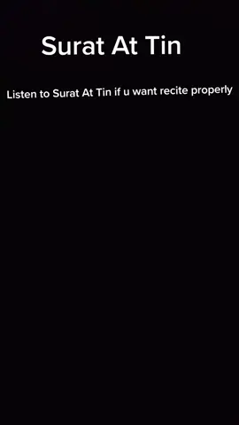 Reciting Surat At Tin #My real voice #islamic  #Surat At Tin