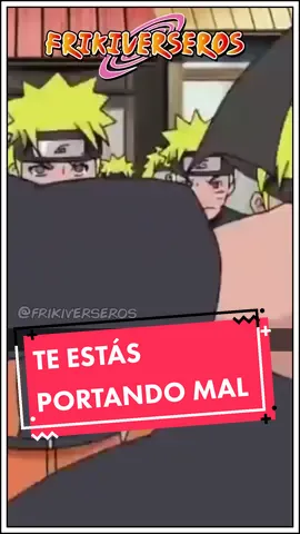 Se están portando mal, serán castigados #naruto #frikiverseros #parodia #humor #anime #manga #relleno #teestasportandomal 