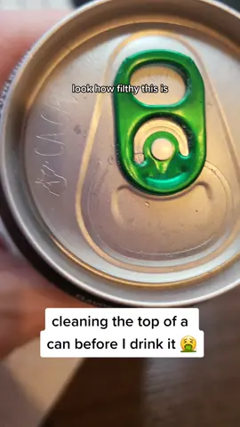 do you clean the top of your canned drinks? it's so nasty... #CosmicCreator #cans #health #CleanTok #fypage 