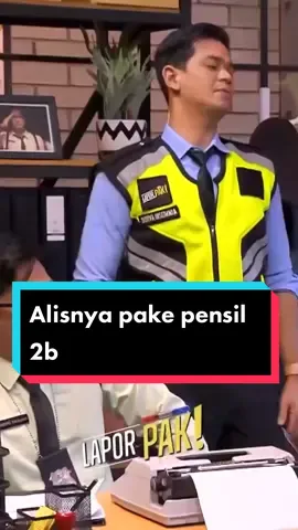 Alisnya pake pensil 2b