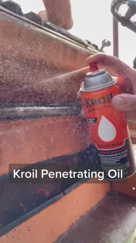 Glad I found out about Kroil penetrating oil #build #howto #construction #DIY #contractor #trailer